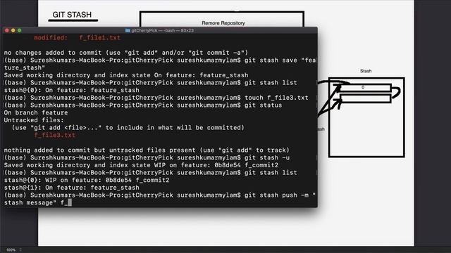 GIT - what is git STASH? CREATE,VIEW,DELETE stashes in git смотреть онлайн
