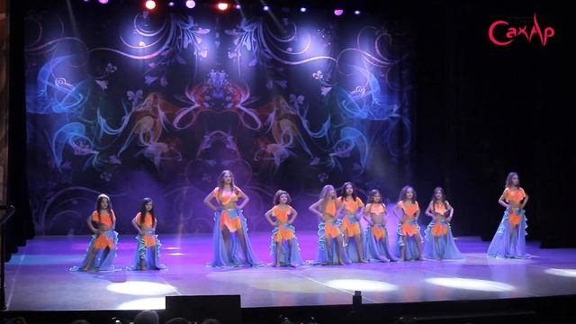 Восточные танцы для детей. Танец живота дети Новокузнецк смотреть онлайн