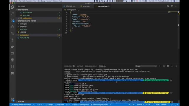 Live Coding - Dropbox Photo Viewer - Starting a MonoRepo Project with NodeJS, TS, and Lerna смотреть онлайн