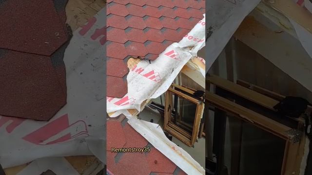 Ремонт мягкой кровли, демонтаж мансардных окон. Ч1 #remontstroy35 #строительство смотреть онлайн