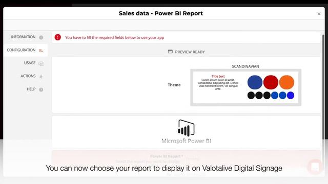 How to Activate Power BI App in Valotalive Digital Signage смотреть онлайн