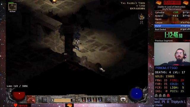 Diablo 2 LOD Any% Necromancer 2:25:32 by blackdeathdoom [7/4/17] смотреть онлайн
