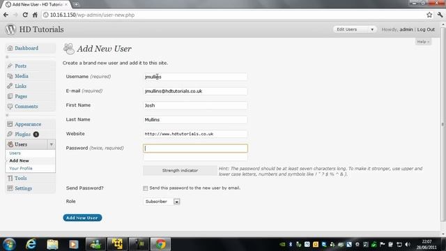 Configuring Wordpress - Part 2 - Windows 7 Ultimate SP1 смотреть онлайн