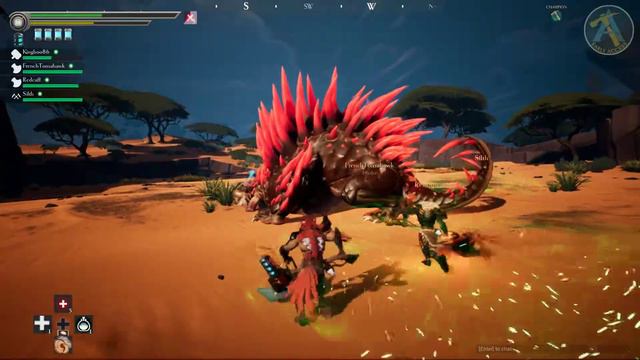 Dauntless Closed Beta Hunting Deadeye Quillshot Gameplay смотреть онлайн