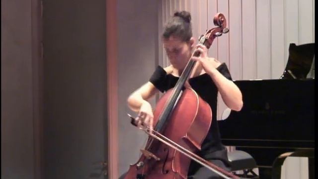 Boyana Antonova - Ysaye Sonata for Cello Solo op. 28 - 3 & 4 Movements смотреть онлайн