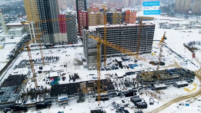 Обзор ЖК Пехра февраль 2021 - аэросъемка с воздуха смотреть онлайн