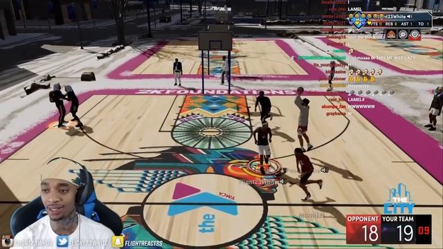 FlightReacts Pulls from Half Court & Steps Up to CARRY his Teammates in an Intense My Park Game смотреть онлайн