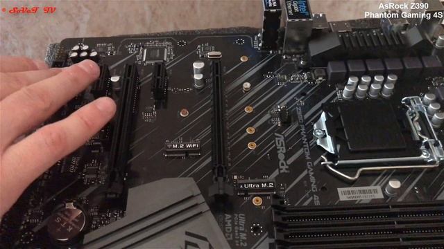 ? Материнская плата AsRock Z390 Phantom Gaming 4S распаковка , комплектация , мини обзор смотреть онлайн