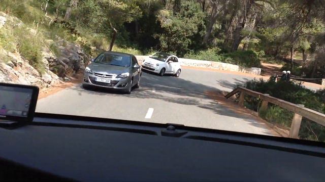 Очень страшная серпантин дорога в сторону Мыса Форминтор.Советы смотреть онлайн