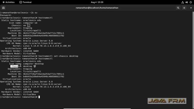 How to Set or Change Chassis Name on Oracle Linux 9 смотреть онлайн