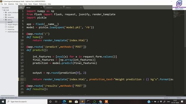 ML model Building in Python & Deployment in Flask explained!!! смотреть онлайн