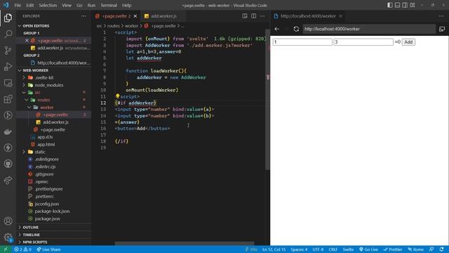 SvelteKit Full Stack Part-6 - Web Worker смотреть онлайн