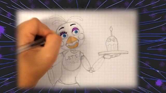 How to draw Toy Chica | FNAF - Speed Drawing смотреть онлайн