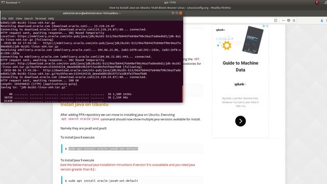 Installing Java 8 on Linux (Ubuntu 18.04.1) смотреть онлайн