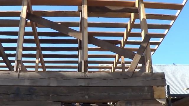 Односкатная крыша своими руками смотреть онлайн