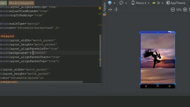 How to make layout transparent as percentage for darkness - Android смотреть онлайн