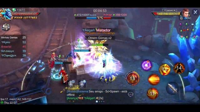 Goddess: Primal Chaos - Cross-Server War SA66 vs SA96 Battle#1 16/01/2020 смотреть онлайн