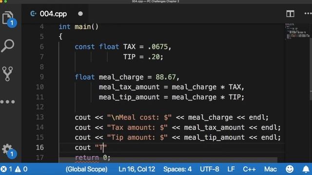 Programming Challenge #4 - Chapter 2 - Tony Gaddis - Starting Out With C++ смотреть онлайн