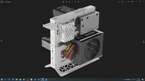 mATX Cryptone-Y v2 с USB. Шикарнейший открытый корпус mATX Cryptone-Y v2 с USB, белый.