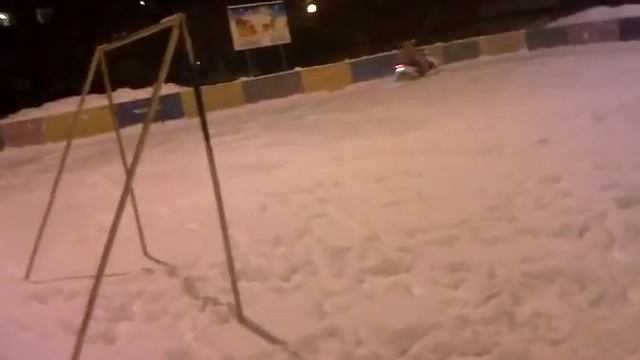 Зимой на скутере. Часть 1.Тест драйв. смотреть онлайн