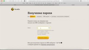 Инструкция по регистрации в личном кабинете Билайн с компьютера