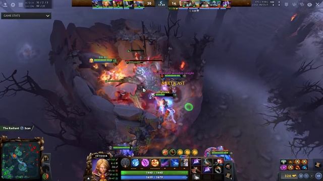 Invoker Mid Lane Gameplay - Patch 7.26c (Dota 2 Gameplay) смотреть онлайн
