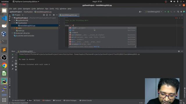 50) 2022 08 06 07 23 18 Print format with "input" function, Explore "input" function with int vs st смотреть онлайн