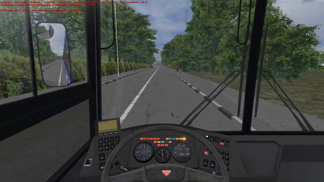 Omsi 2. Большая деревня. Маршрут 102 "Автовокзал-Васино пригород" НеФАЗ 5299.20.32 смотреть онлайн