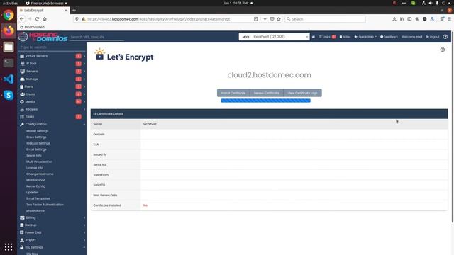 Install LetsEncrypt SSL certificate in Virtualizor смотреть онлайн