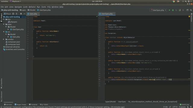 PHP Unit Testing with PhpSpec (TDD) смотреть онлайн