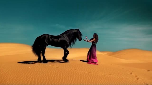 АИГЕЛ - 'Кара айгыр' (Черный конь Black Knight) КЛИП смотреть онлайн