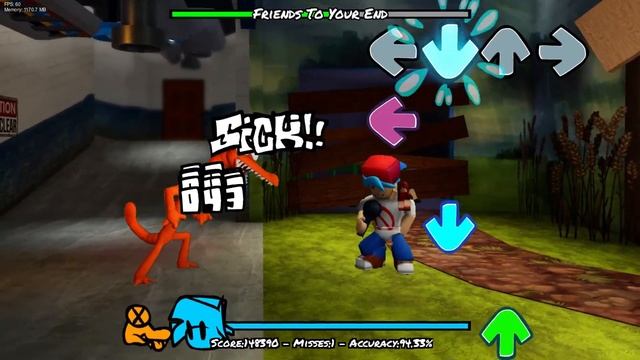 Friday Night Funkin' – BF Vs. Rainbow Friends - (Blue, Green, Orange and Purple) – Roblox смотреть онлайн