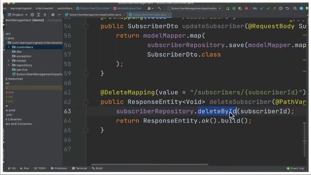 MONGODB QUERY - DELETING A DOCUMENT IN MONGODB | SPRING REST API APPLICATION EXAMPLE | InterviewDO смотреть онлайн