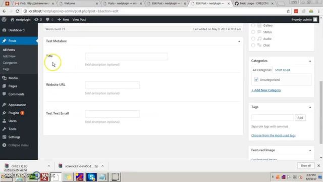 Implement CMB2 Meta Box WordPress Plugin in theme folder. смотреть онлайн