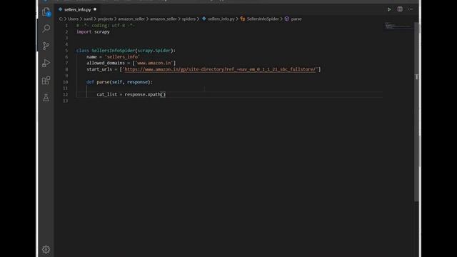 Web Scraping / Crawling - Python Scrapy Framework (Amazon seller list) - Part I смотреть онлайн