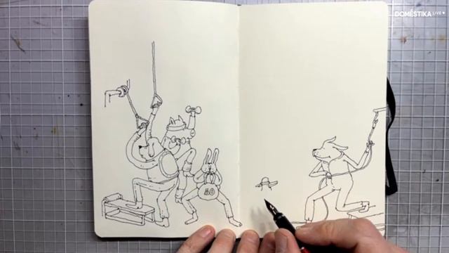Live Art: Creative Sketching, with Mattias Adolfsson смотреть онлайн