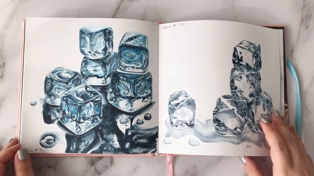 Обзор на большой скетчбук 2020-2021 г.  || Sketchbook Tour