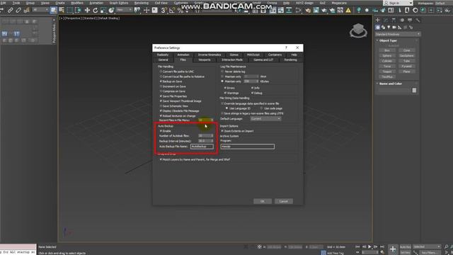 ШАГ #2. Автосохранение в 3ds max. смотреть онлайн