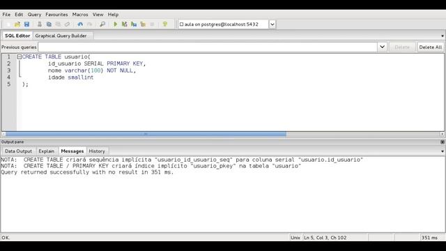 PostgreSQL Tables смотреть онлайн