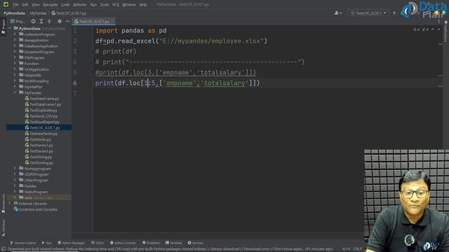 Pandas Practical - Difference Between loc and iloc in Pandas | Python Pandas loc and iloc [Hindi] смотреть онлайн