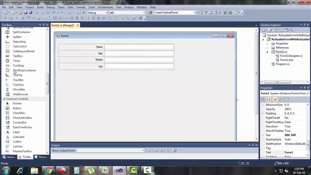 C# windows form for all screen size With resize Controls and Positioning смотреть онлайн