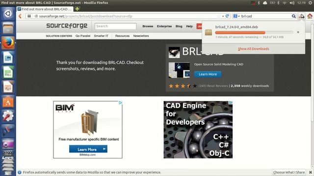 como instalar brl-cad en ubuntu 13.04 смотреть онлайн