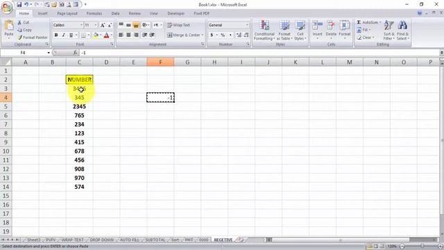 How to Add Minus Sign Before Number in Excel I Learn Excel смотреть онлайн