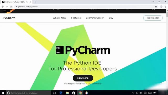 Install PyCharm IDE on Windows 10 + Creating and Running Your First Python Project смотреть онлайн