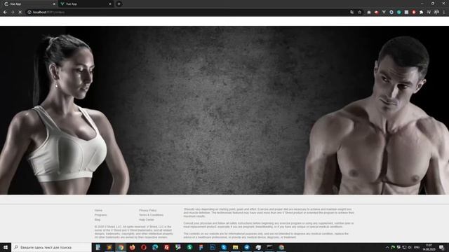 Vshred Web app Vue.js + Node.js + Mysql смотреть онлайн