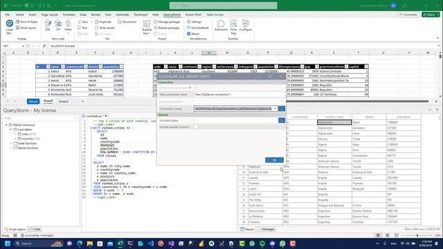 SQL in Excel with GPT copilot | QueryStorm смотреть онлайн