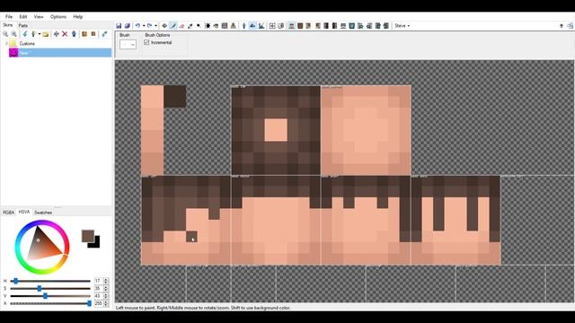 Minecraft Skin Tutorial - Male Head | Skin and Hair Shading Tips смотреть онлайн