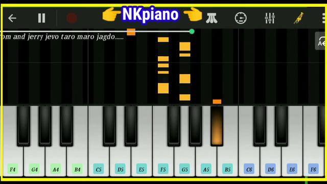 Tom And Jerry Jevo Taro Maro Jagdo | NK Piano | Piano Tutorial | Vijay Suvada New Song ||👍👍 смотреть онлайн