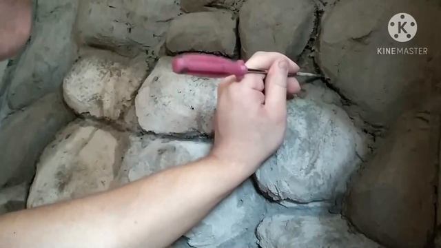 оформление и ремонт печки на дровах,декоративная штукатурка из арт бетона. Пергачёв Василий смотреть онлайн