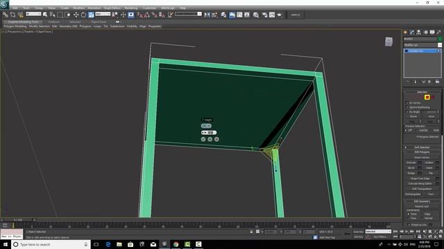 How to create table in 3D MaX using Editable poly смотреть онлайн